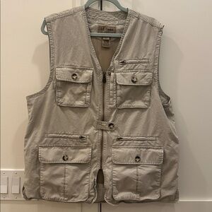 L.L. Bean Men's Fly Fishing/Hiking Utility Field Vest Size Medium;size L
